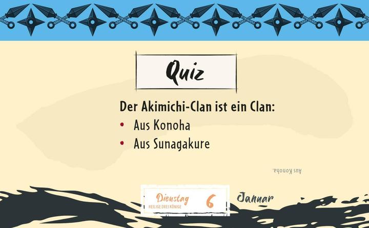 Image du produit Naruto Shippuden 2026 Mitmachkalender für jeden Tag (11 x 16 cm, Allemand)