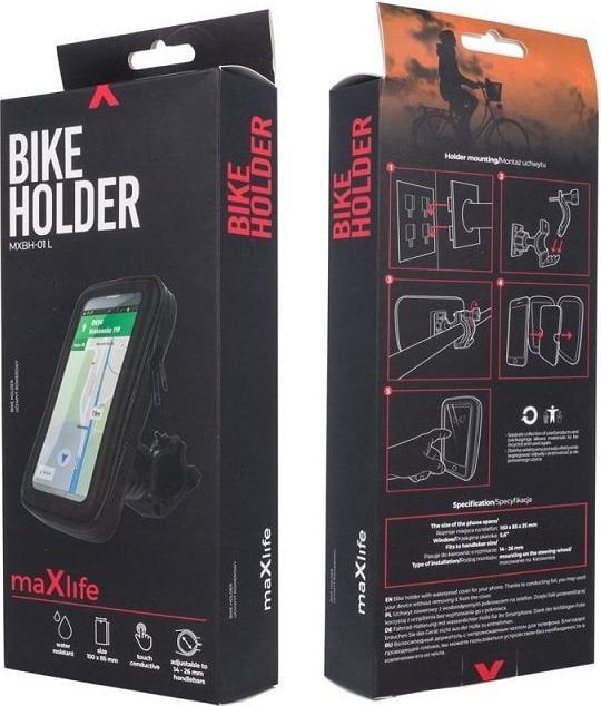 Actual product image Maxlife bike mount MXBH-01 L black