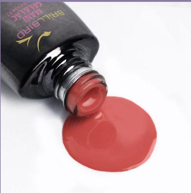 Immagine prodotto BrillBird Color Mani Gel&lac C66 15ml (Smalto per unghie effetto gel)