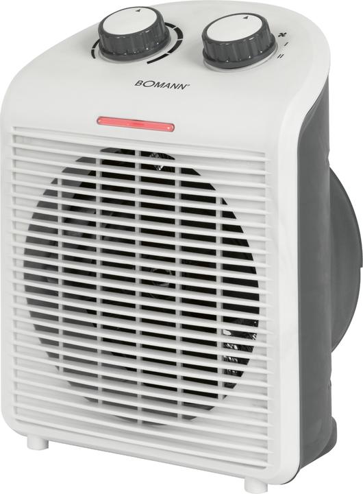Clatronic Bomann Heizlüfter, maximal 2.000 Watt Leistung, 2 Leistungsstufen, Thermostat, Kaltstufe, Kontrol... (2000 W)