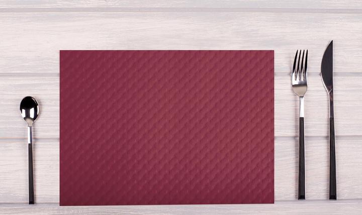 Produktbild PROnappe Einweg-Tischset, 400 x 300 mm, burgunderrot (1 Stk., 30 x 40 cm)