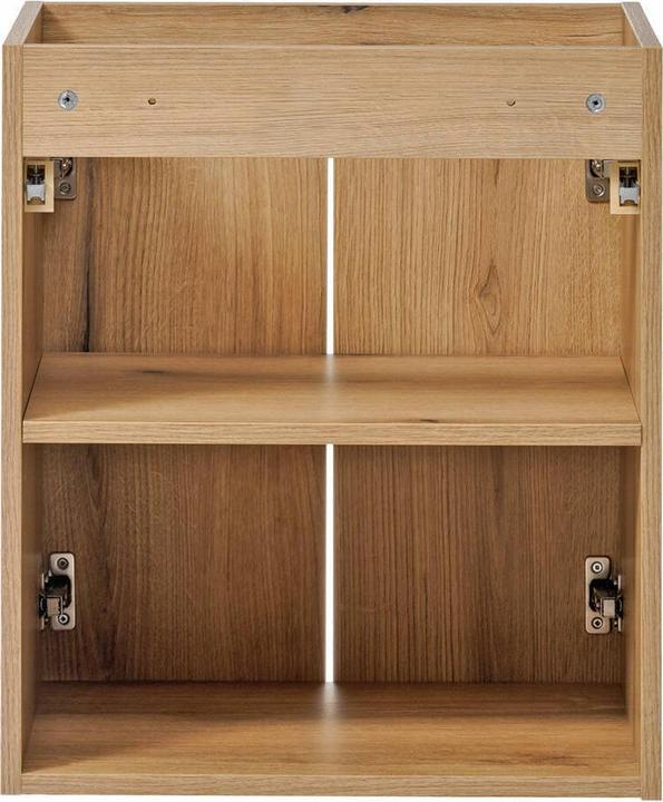 Produktbild En.Casa Waschtisch Skelbolu mit Türen 50x57x39 cm Eicheoptik