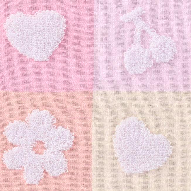 Image du produit Disney Minnie Serviette d'invité en gaze simple face Poppin' Check (34 x 35 cm)