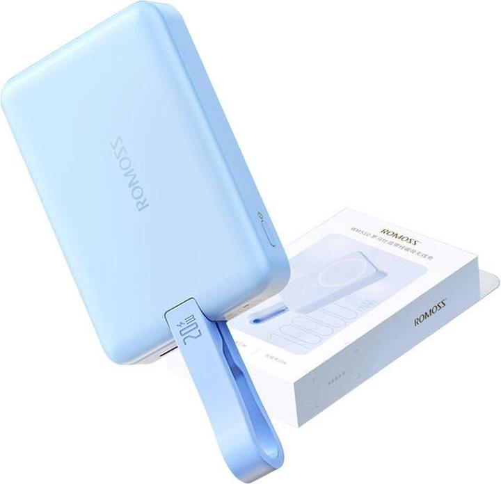 Actual product image Romoss Powerbank WMS10 10000mAh 20W (blue) (10000 mAh, 20 W)