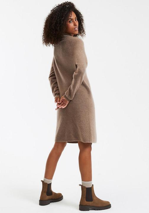 Actual product image La Redoute Collections Langärmeliges Strickkleid aus 100% Kaschmir (L)