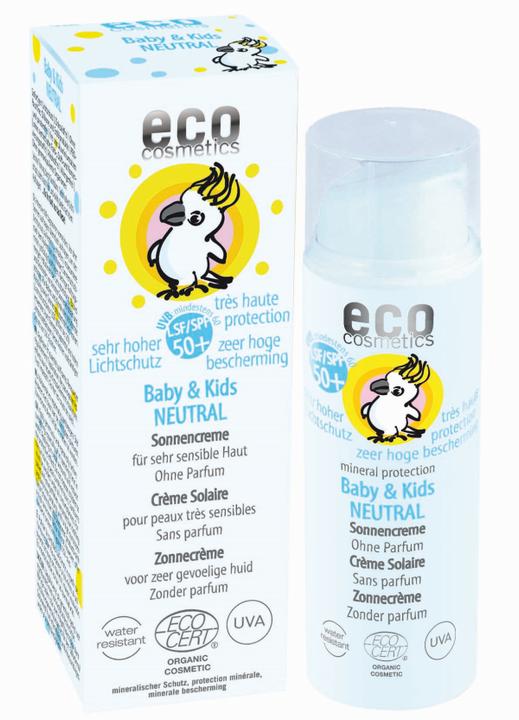 Actual product image Eco Cosmetics Neutral (Suntan cream, SPF 50+, 50 ml, 50 g)