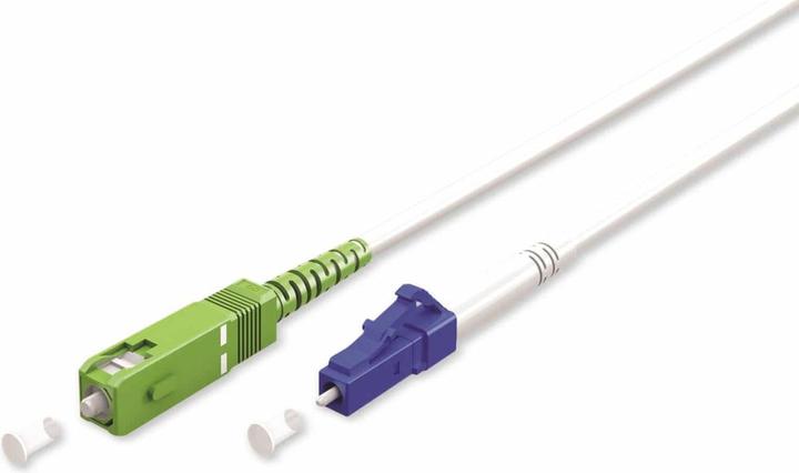 Produktbild Goobay Glasfaserkabel FTTH, Singlemode OS2 White, weiss Simplex, 20 m (S/UTP, CAT6e, 20 m)