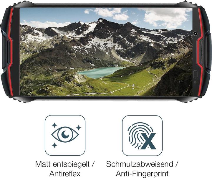 Actual product image Dipos Screen Protector Anti-Shock (2 Piece, Cubot King Kong Mini 2 Pro)