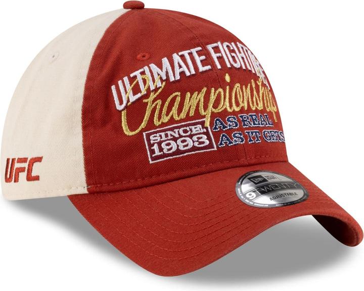 Actual product image New Era 9Twenty Unisex Cap - UFC MMA stone washed rust
