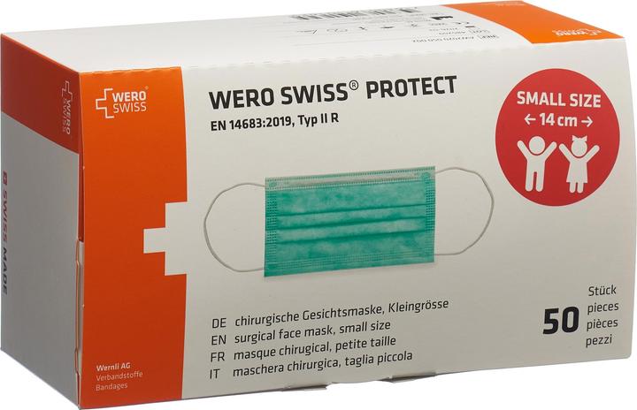 Produktbild Wero Swiss Hygienemaske Kinder (Typ IIR, 50 x)