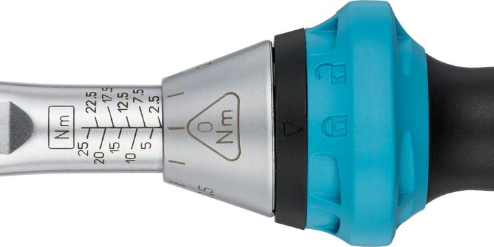 Actual product image HAZET Torque wrench 5108-3CT ∙ Nm min-max: 2.5 - 25 Nm ∙ Tolerance: 3% ∙ Square, solid 6.3 mm (1/4 … (1/4", 2.50 Nm, 25 Nm)