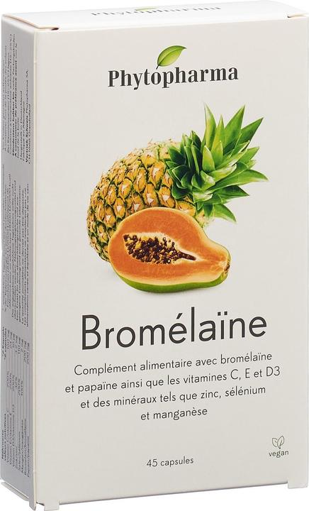 Image du produit Phytopharma Bromélaïne (45 pièce(s), Capsules, 46 g)