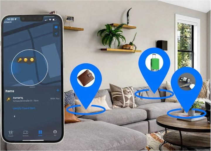 Produktbild 4smarts SkyTag mit Kofferanhänger (iOS)