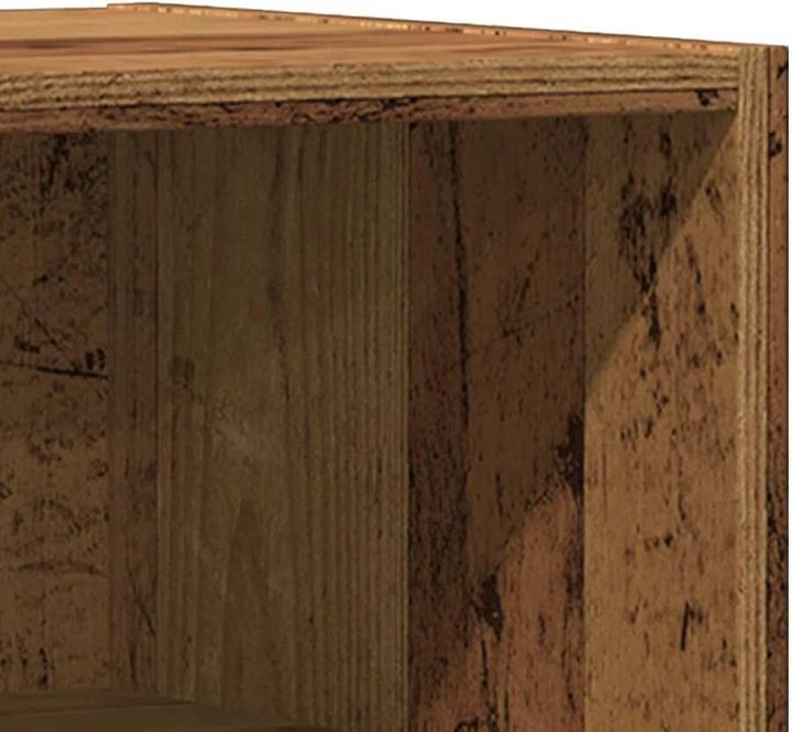 Image du produit VidaXL Nachttisch Altholz-Optik 40x30x50 cm Holzwerkstoff Nachtschrank (40 x 30 x 50 cm)