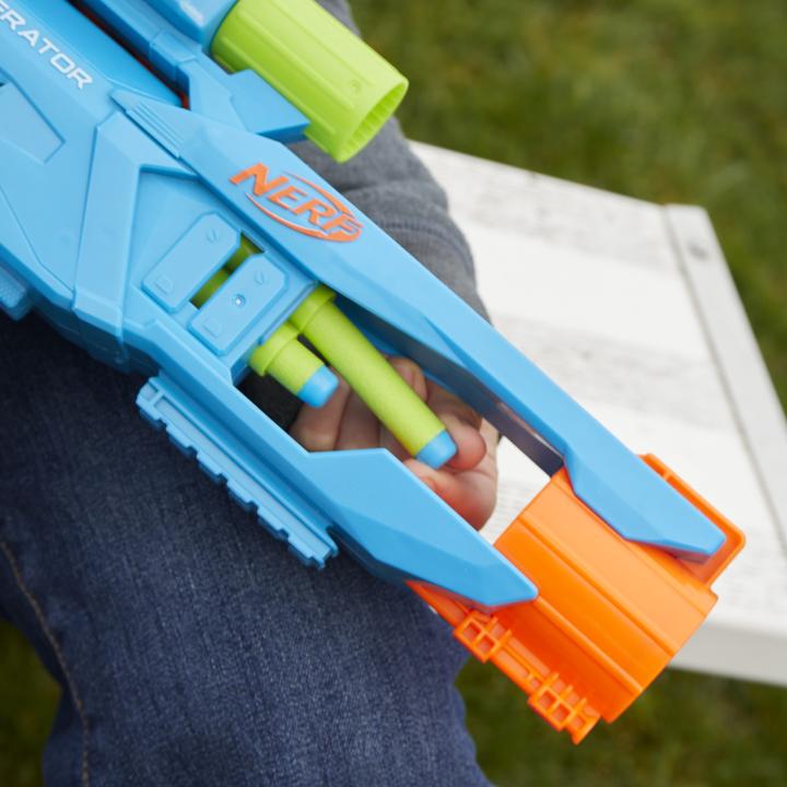 Produktbild Nerf Elite 2.0 Tactical Pack, 3er-Pack, Operator DB-2 Blaster, Trio TD-3 Blaster, Ace SD-1 Blaster