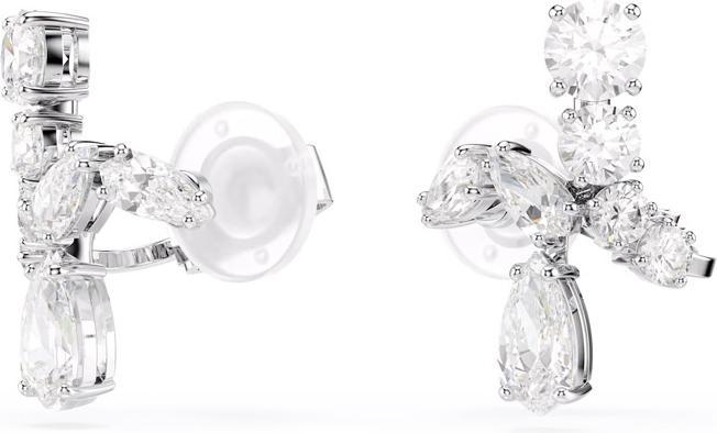 Produktbild Swarovski Matrix Ohrclips Verschiedene Schliffe Weiss (Swarovski Metall)
