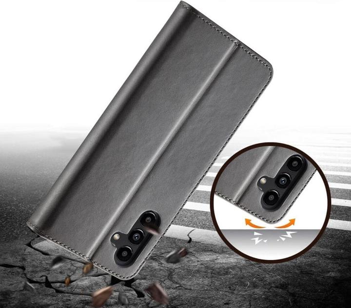 Immagine prodotto LC.Imeeke Galaxy A15 - Custodia in pelle grigio (Samsung Galaxy A15)