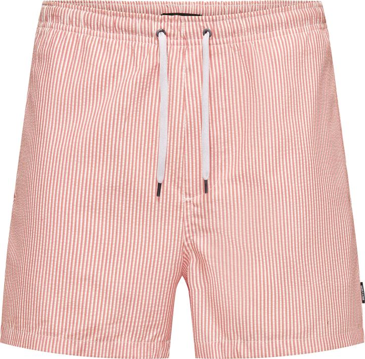Only & Sons Onsted Stripe Seersucker Swim Noos (XS)