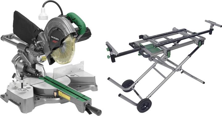 Hikoki 230V - 1.050 W - 216MM - ZAAGCAPACITEIT 65 x 312MM - AS 30MM - LASER EN LED VERLICHTING