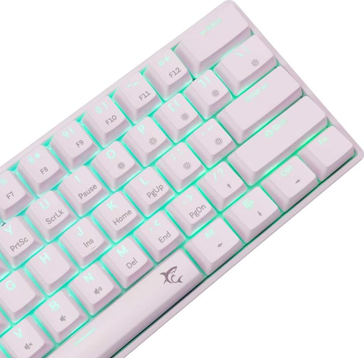 Produktbild White Shark GK-004211 Shinobi-2 Red Switch, White US (US, Kabelgebunden)