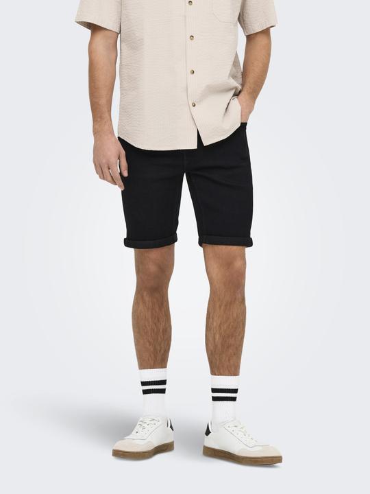 Immagine prodotto Only & Sons ONSPLY Mid Rise Normal geschnitten Shorts Jeans-Shorts (XXL)