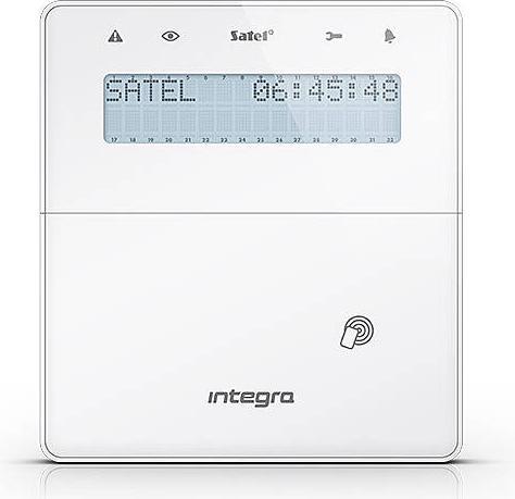 Actual product image Satel Keypad For Alarm Control Panel Int-Klfr-W