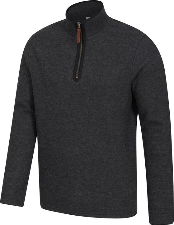 Actual product image Mountain Warehouse Mens Beta Contrast Zip Top (XL)