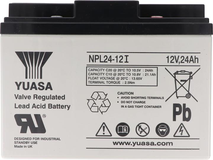Actual product image Yuasa Akku NPL24-12 (12 V, 24 Ah)