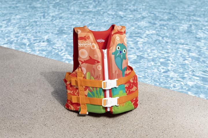 Image du produit Bestway Puddle Jumper® Gilet de sauvetage morse avec housse textile, 3-6 ans (19 - 30 kg)