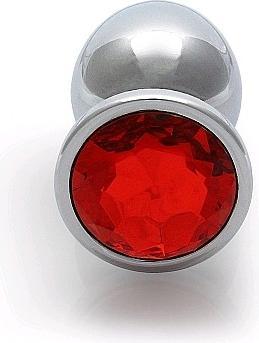 Actual product image Ouch! Round Gem Butt Plug - Medium