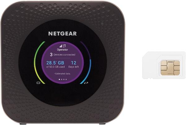 Actual product image Netgear Nighthawk M1 + iot Data Flat