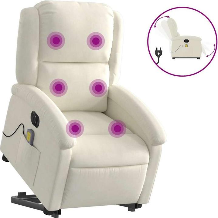 Immagine prodotto VidaXL Sedia per massaggi con aiuto in piedi in velluto