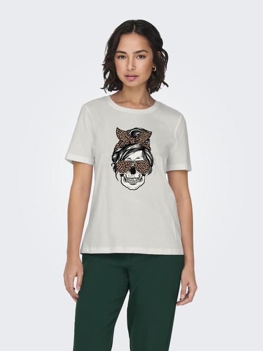 Image du produit Only Onlstella Life S/S Skull Top Cs Jrs (L)