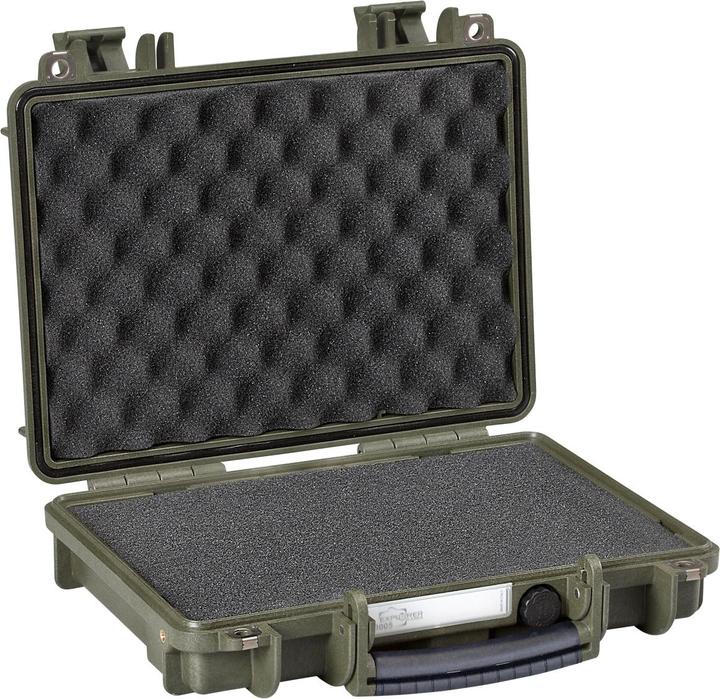 Immagine prodotto Explorer Cases Valigia da esterno 4 l (L x P x A) 326 x 269 x 75 mm Olive 3005.G (4 l)
