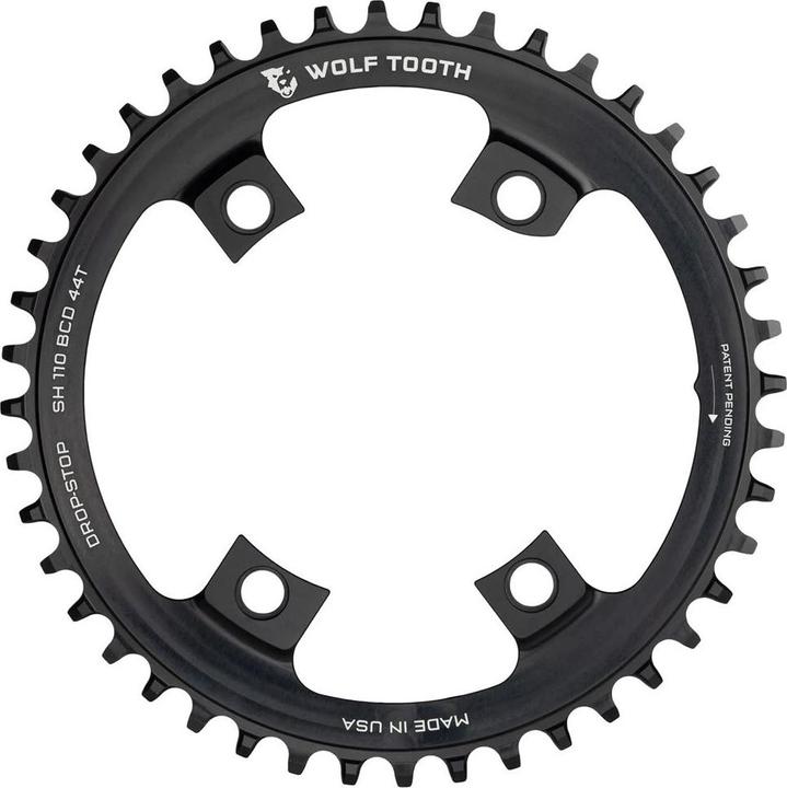 Produktbild Wolf Tooth Asymmetrisches Kettenblatt 4-Loch Ø110mm BCD Shimano (38)