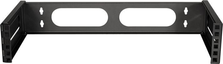 Image du produit LogiLink W02B40B Support mural 48,30 cm (19") 2 U, noir