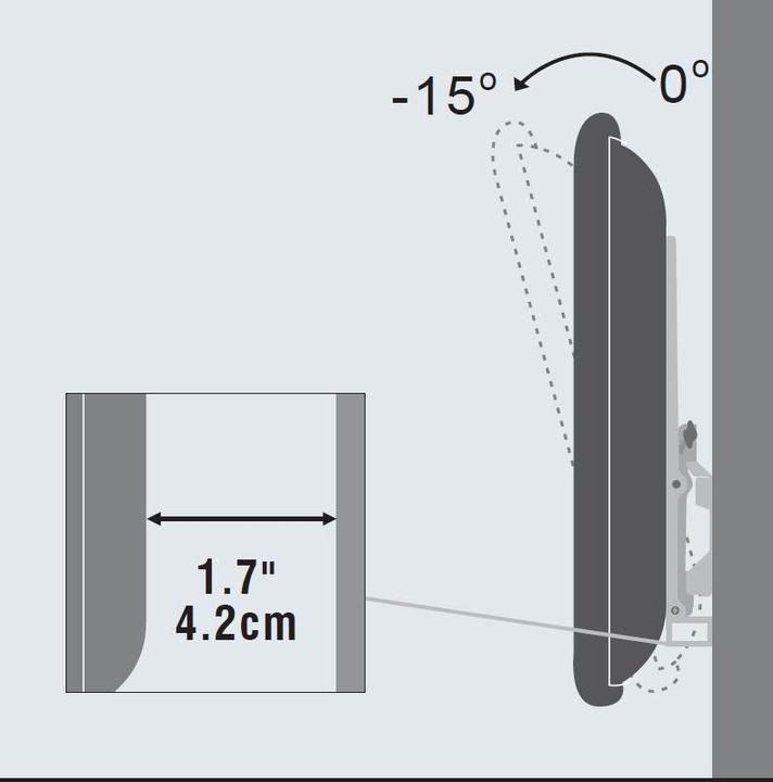 Actual product image Vivolink VLMW4065T projector mount wall (Wall)