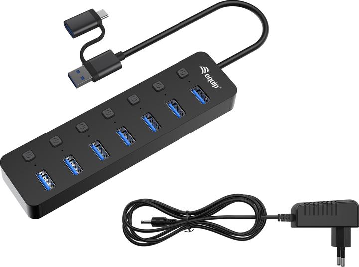 Image du produit equip 128965 (USB-C, USB-A, 7 Ports)