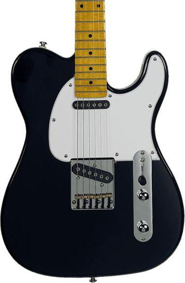 Produktbild G&L GL Guitars E-Gitarre ASAT Classic Tribute Serie Schwarz mit Kabel (E-Gitarre, Kunststoff, Sumpfesche, Ahorn, Nickel)