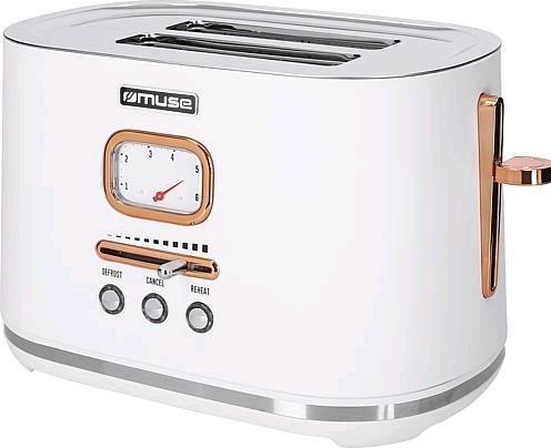Image du produit Muse Grille-pain MS130 BC acier inoxydable noir