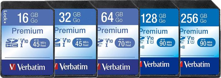 Immagine prodotto Verbatim Premium (256 GB, SDXC, U1, UHS-I)