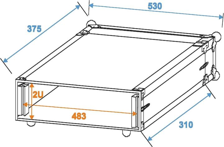 Actual product image Roadinger Transport box (Microphones)
