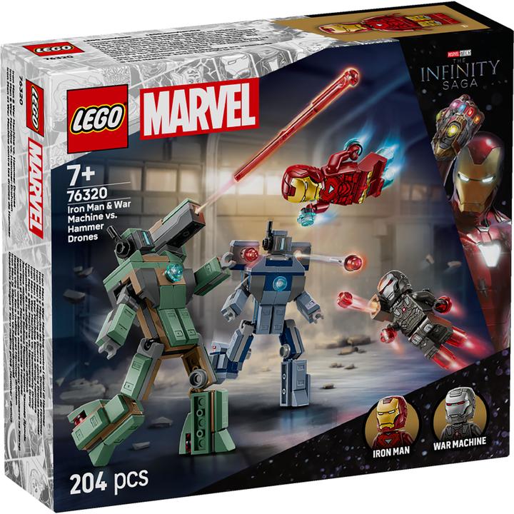 Produktbild LEGO Iron Man & War Machine vs. Hammer-Drohnen (76320, LEGO Marvel)