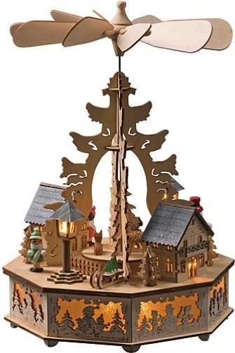 Produktbild Konstsmide 3220-100 LED-Weihnachtsdekoration Warm-Weiss LED Holz