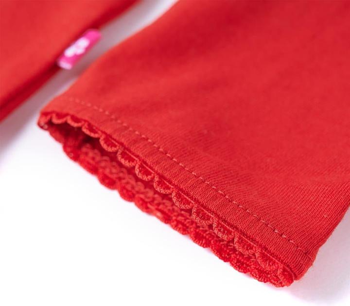 Immagine prodotto VidaXL Camicia da bambino a maniche lunghe rosso 104,Materiale: 95 % cotone. 5 (104)