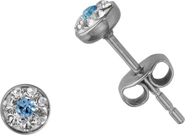 Bijouteria Ohrstecker (Edelstahl, Kristall)