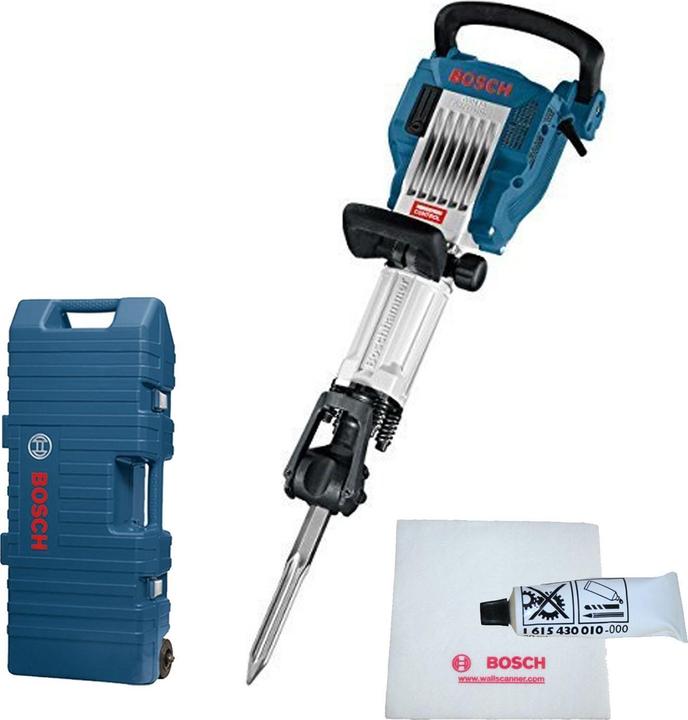 Bosch Professional GSH 16-28 demolition hammer with accessories and trolley (Electrical connection)