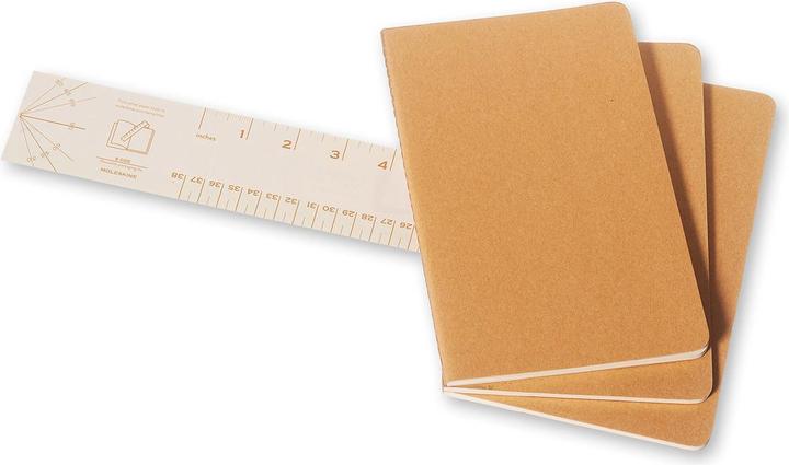 Immagine prodotto Moleskine Cahier Large Set di 3 (130 x 210 mm, Nessuna, Copertina morbida)