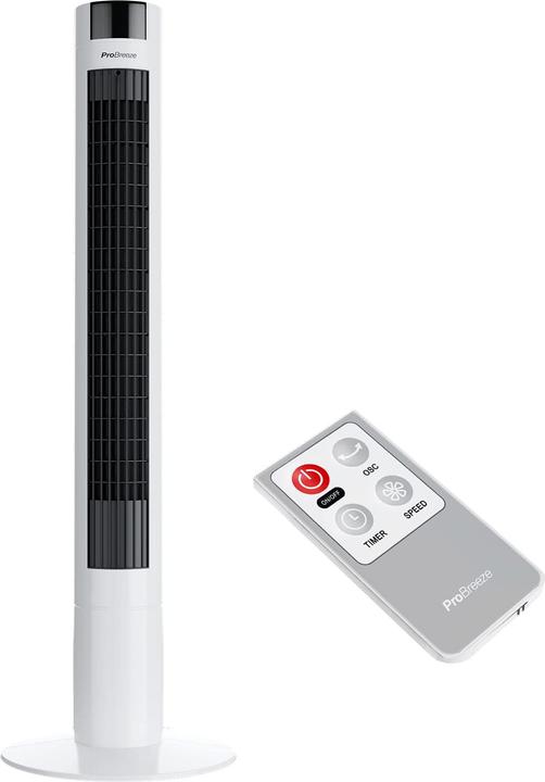 Produktbild Breeze Oszillierender Turmventilator (48 dB)