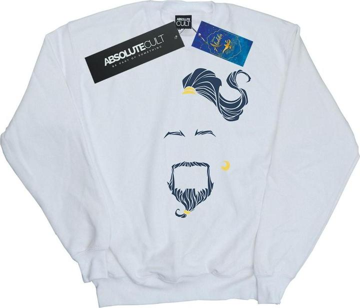 Disney Mädchen Aladdin Film Genie Blaues Gesicht Sweatshirt